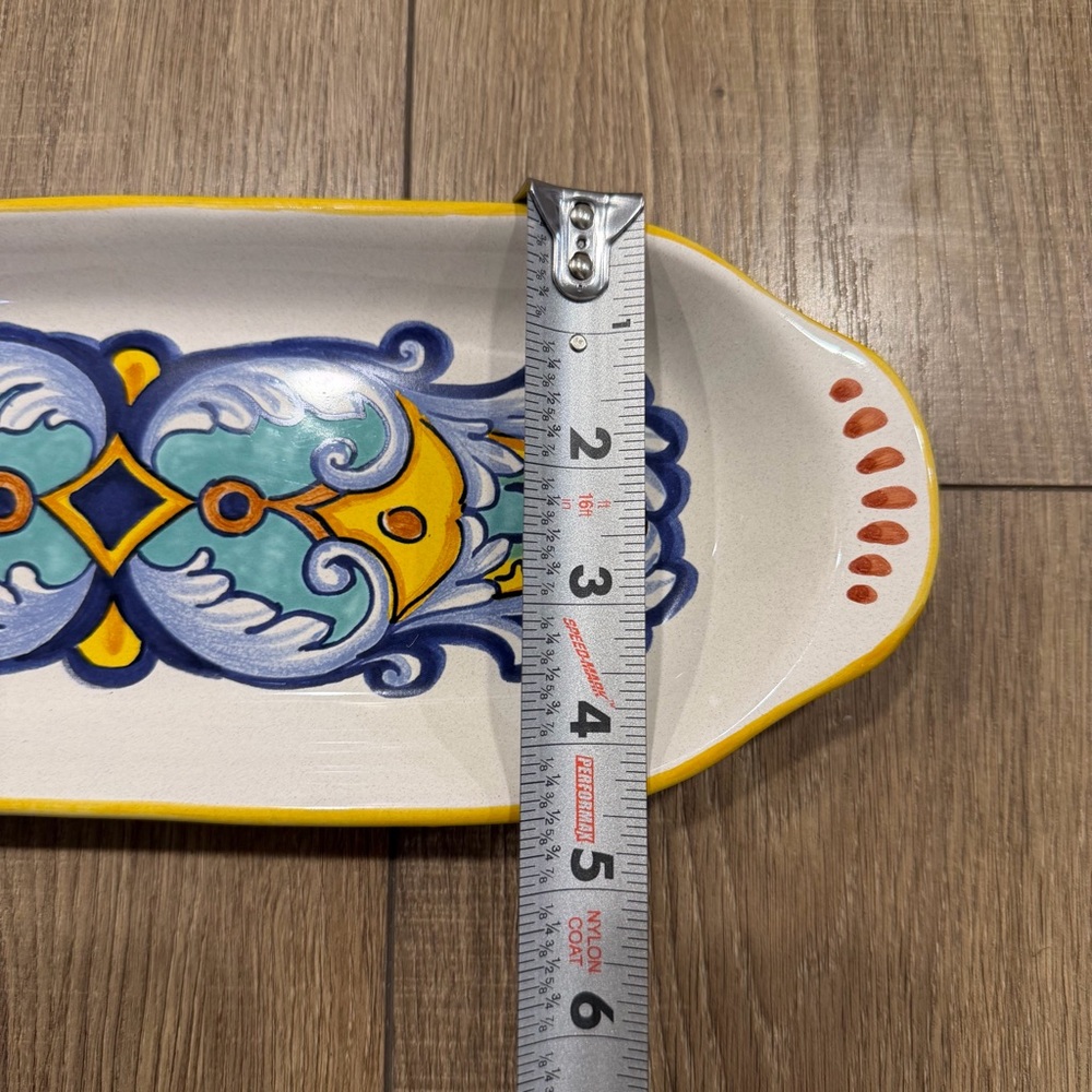 Deruta ceramica nova Colorful Ceramic Serving Platter - Picture 3 of 5